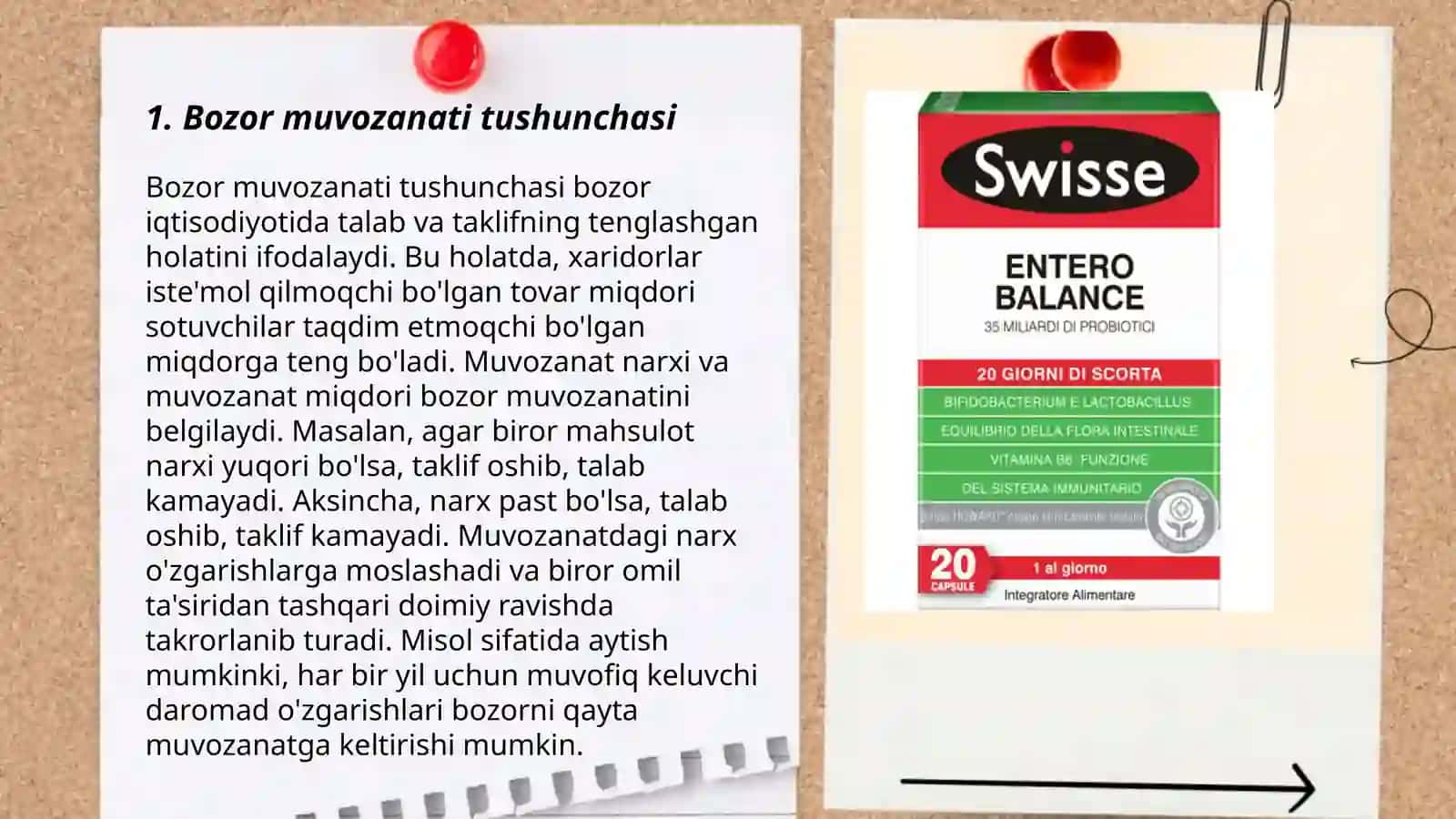 Bozor muvozanati va muvozanat narxning shakllanishi 3