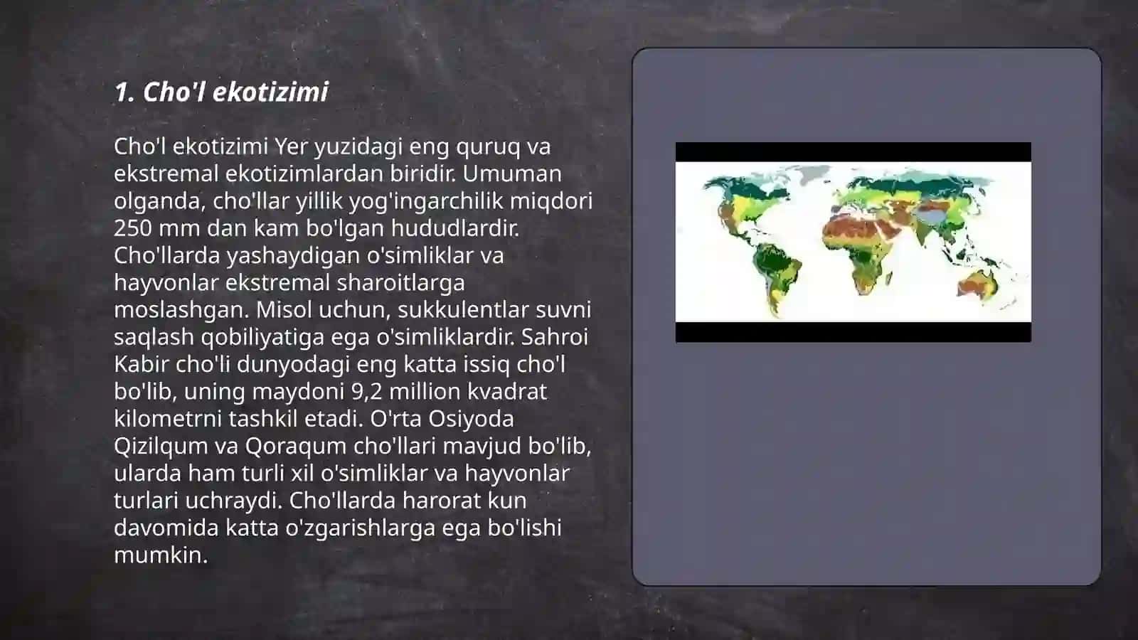 Cho'l ekotizimi 3