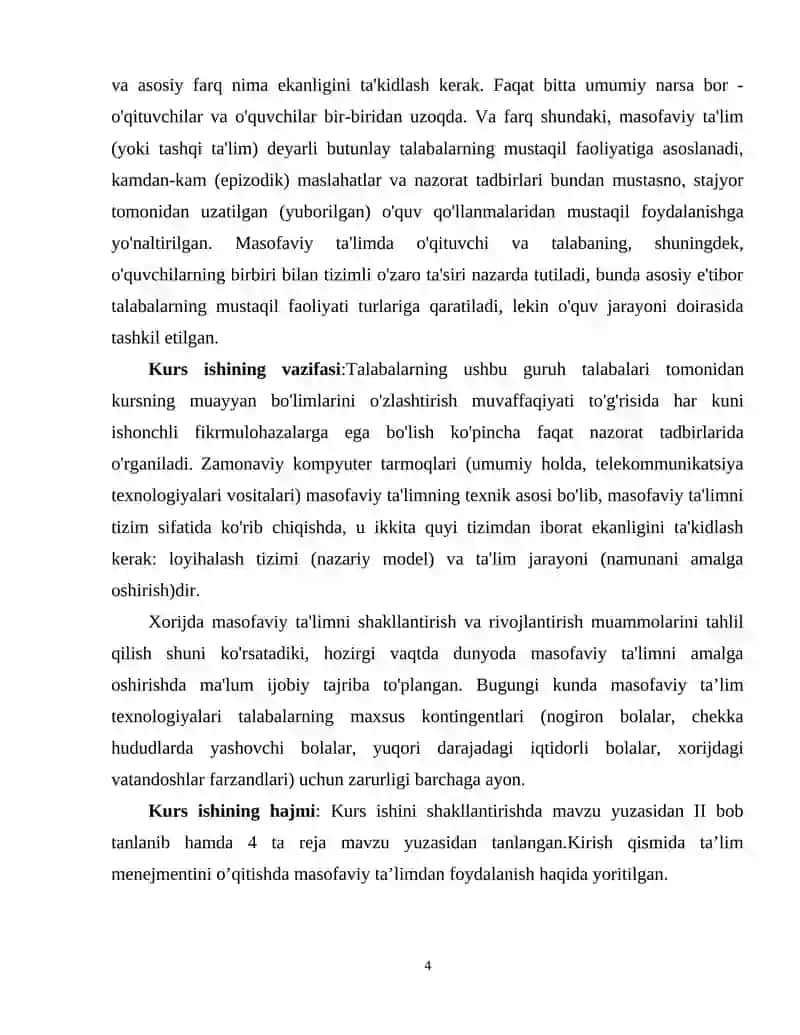 TA’LIM MENEJMENTINI O’QITISHDA MASOFAVIY TA’LIMDAN FOYDALANISH 3