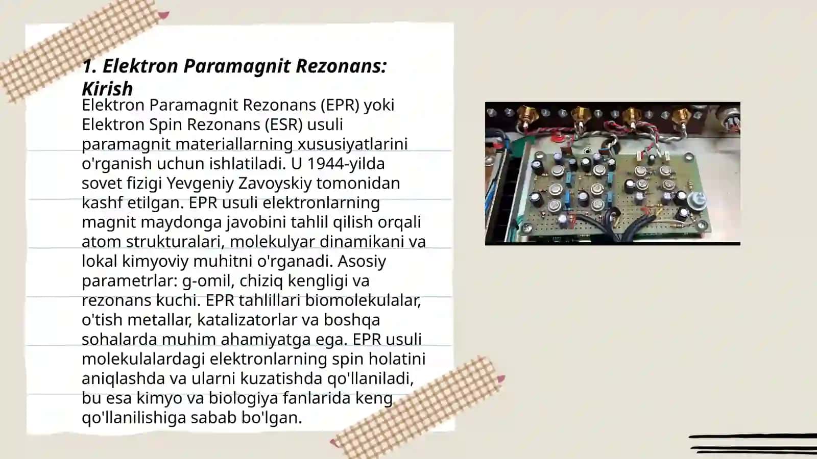 Elektron Paramagnit Rezonans 3