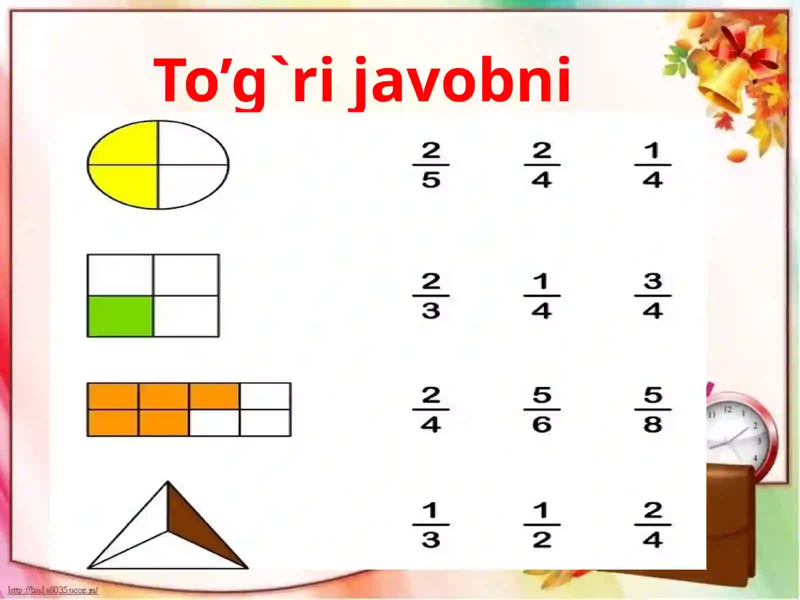 3-sinf matematika fanidan tayyorlagan taqdimoti 3