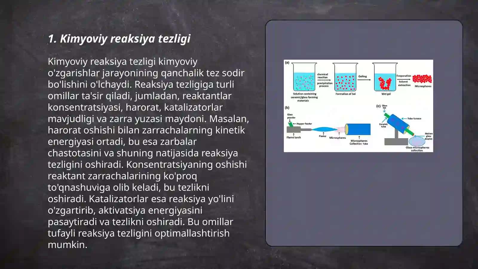Kimyoviy texnologiya jarayonlarida reaksiya kinetikasi va termodinamika 3