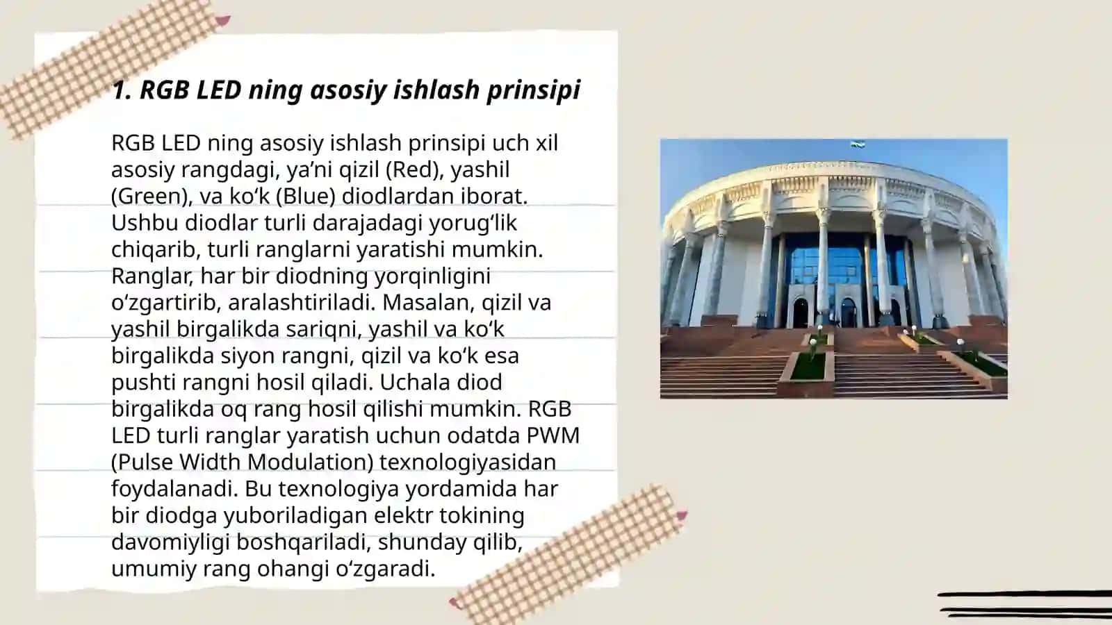 Oddiy elektronika RGB led, LED 3