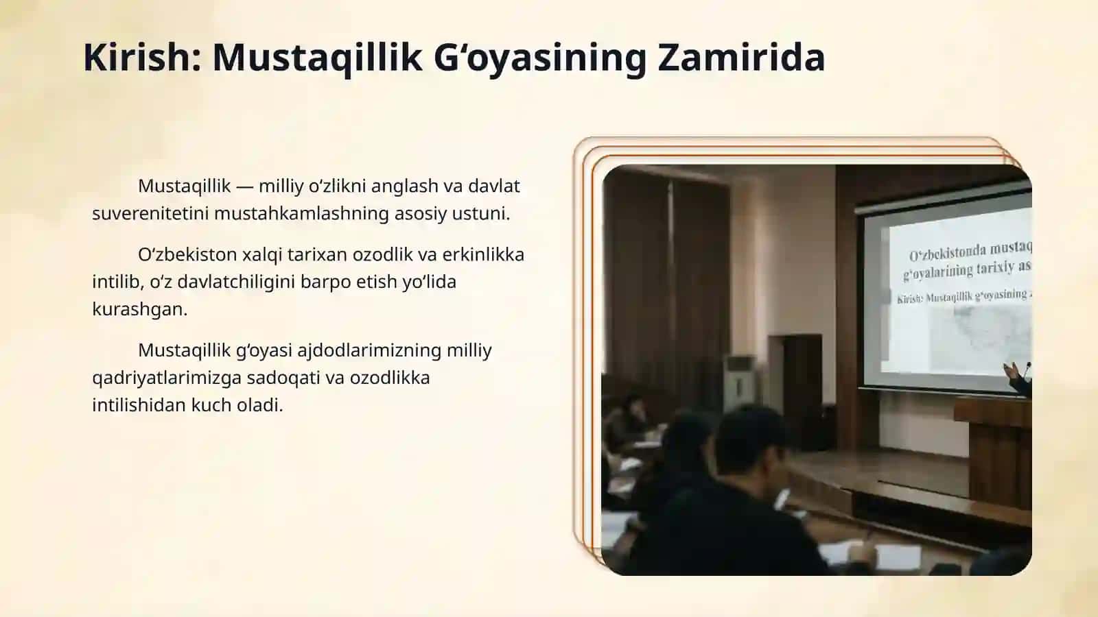 “O‘zbekistonda mustaqillik g‘oyalarining tarixiy asoslari” 3