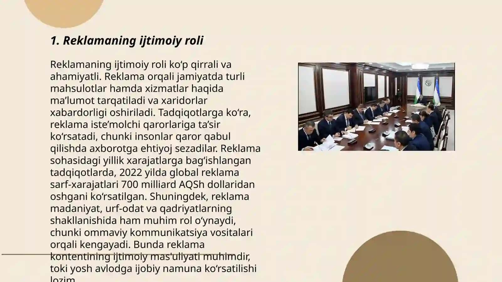 Reklamaning ijtimoiy mazmun-mohiyatiga 3