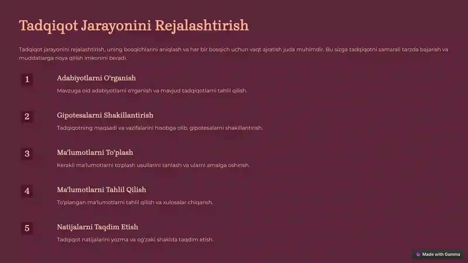 Ilmiytadqiqotdavaqtniboshqarishvaishnitashkiletish 3