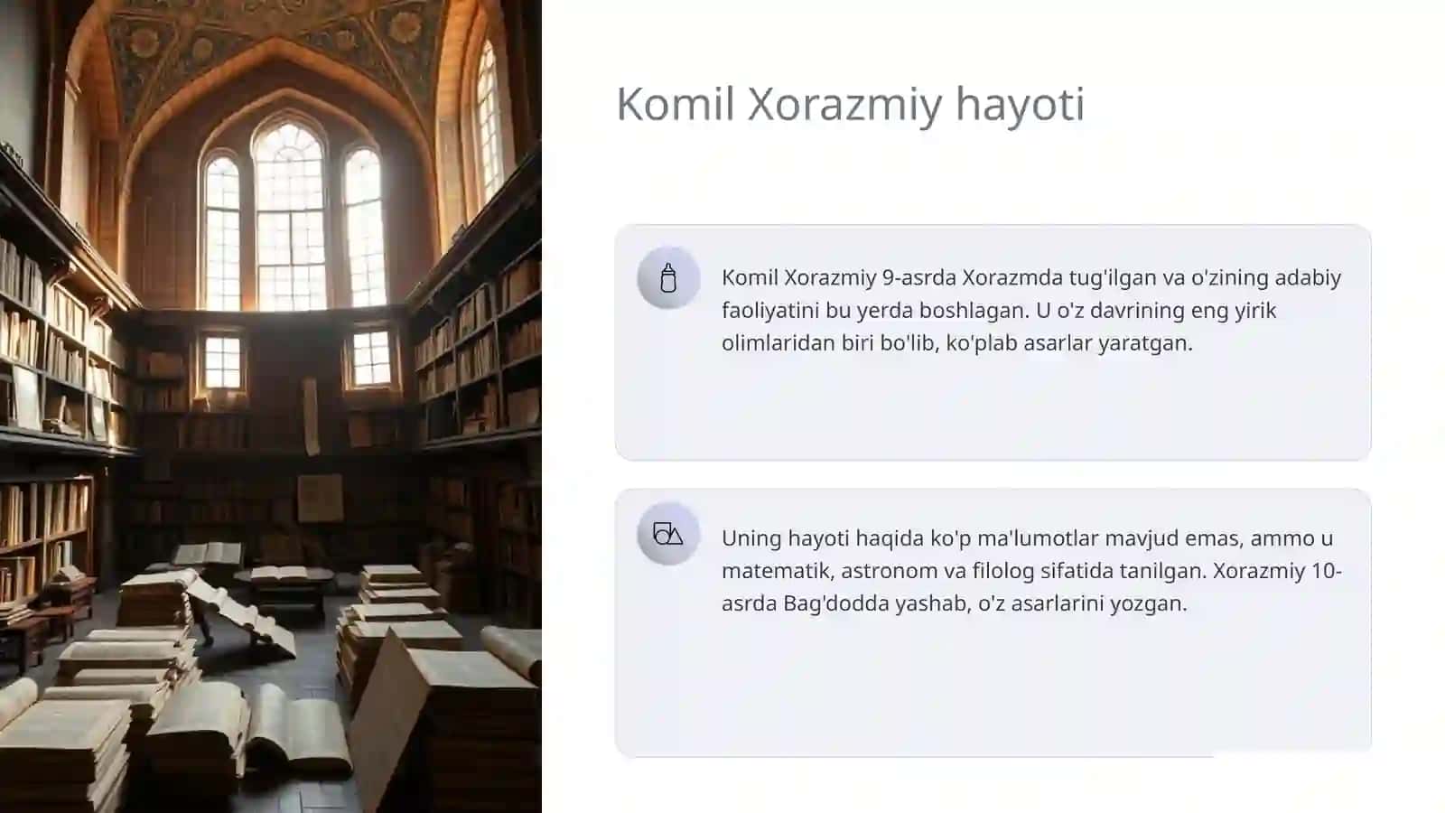 Komil Xorazmiy adabiy merosi 3