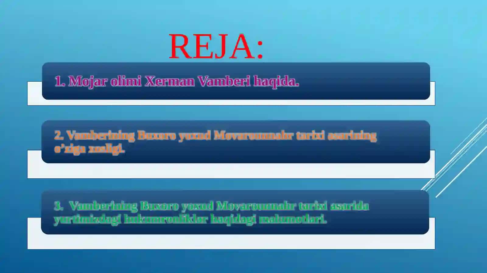 Xerman Vamberining Buxoro yoxud Movarounnahr tarixi asari. 3