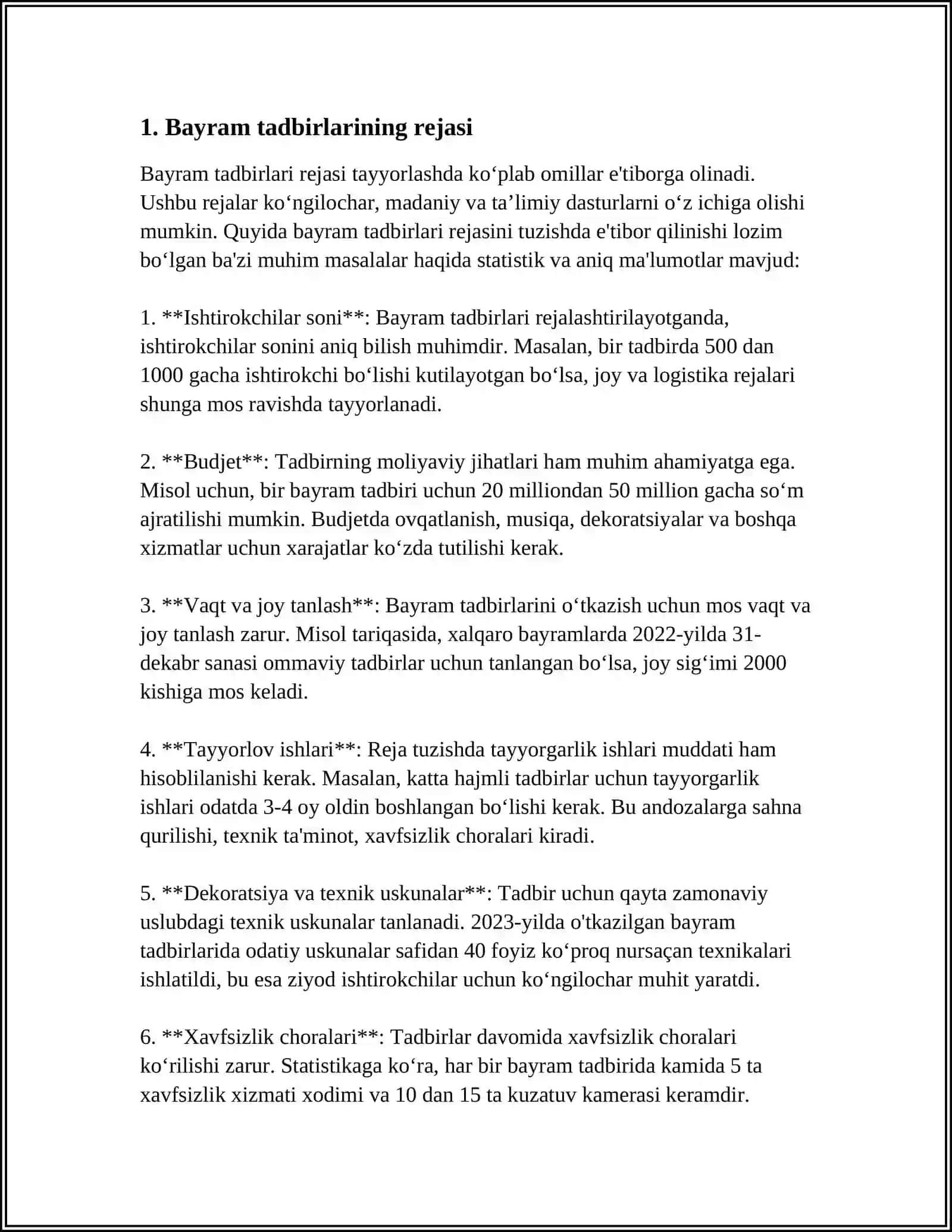 MUSIQA MASHG'ULOTLAR REJASIDA BAYRAM TADBIRLARI STSENARIYSINI ISHLAB CHIQISH VA O'TKAZISH 3