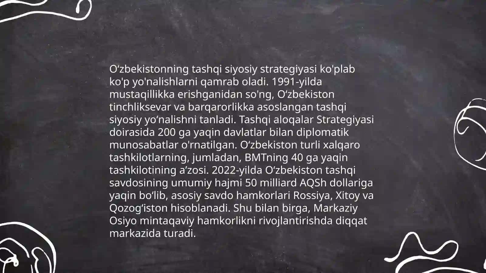 Oʻzbekistonning tashqi siyosiy strategiyasi 3
