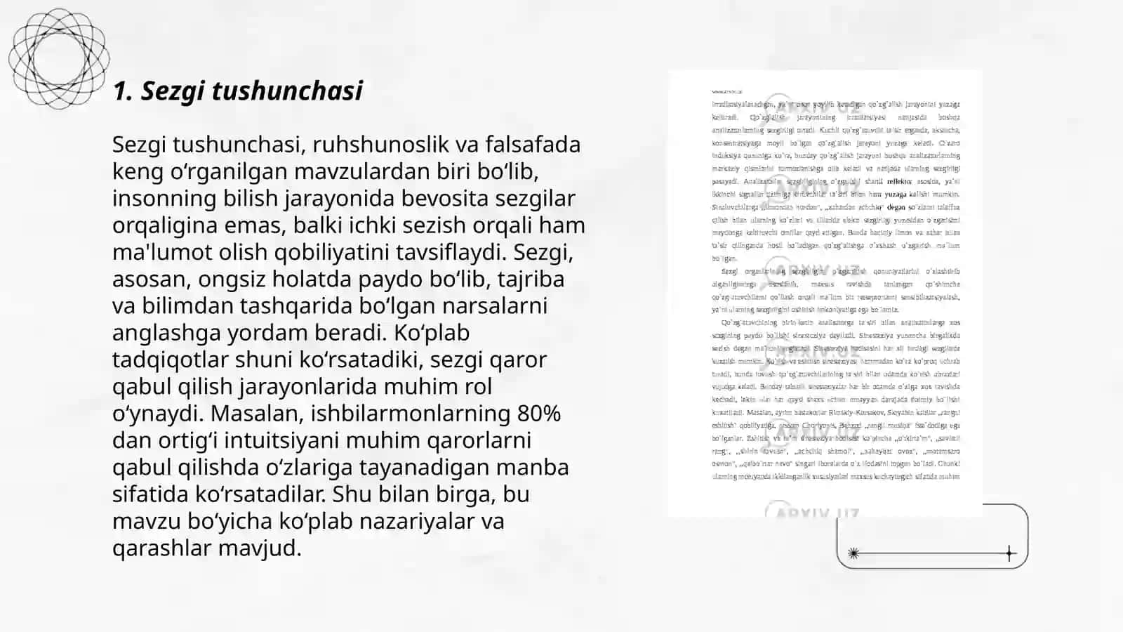 Sezgi turlari va uning qonuniyatlari 3