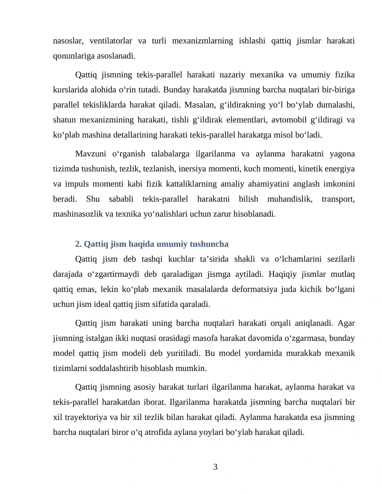 Qattiq jismning tekis-parallel harakati 3