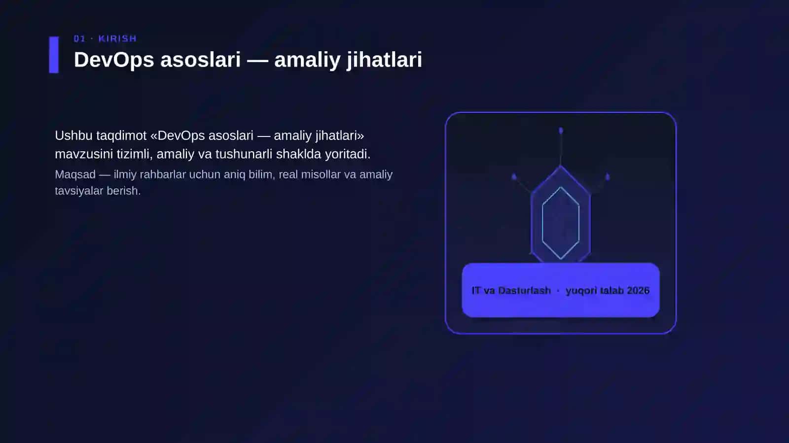 DevOps asoslari — amaliy jihatlari 3
