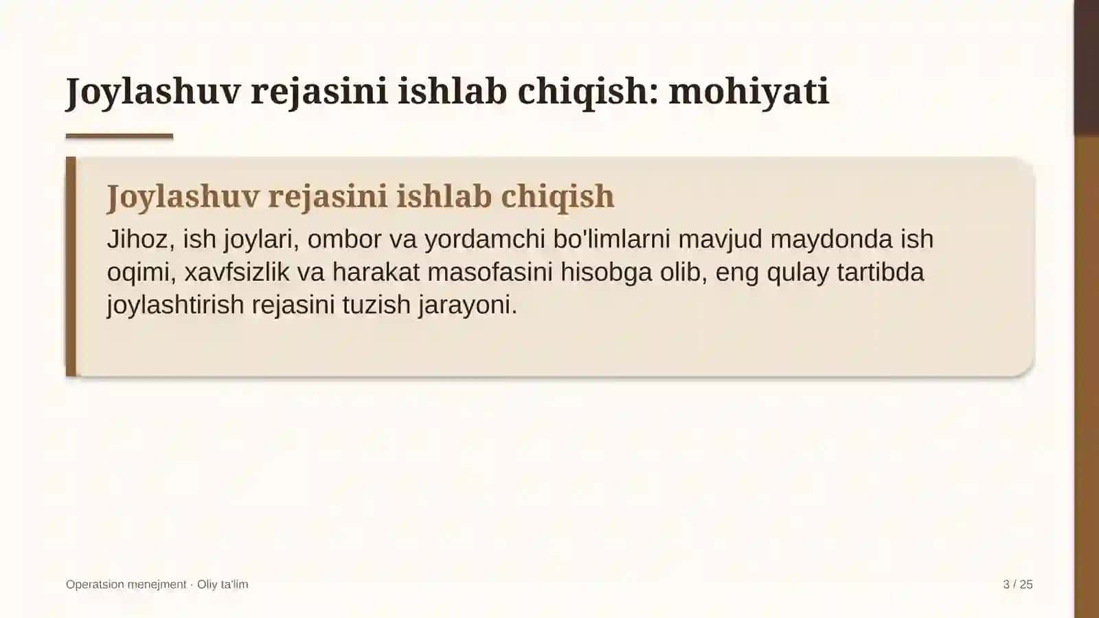 Akusherlik va ginekologiyada joylashuv rejasini ishlab chiqish 3