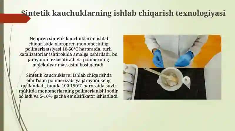 Sintetik Kauchuklar 3