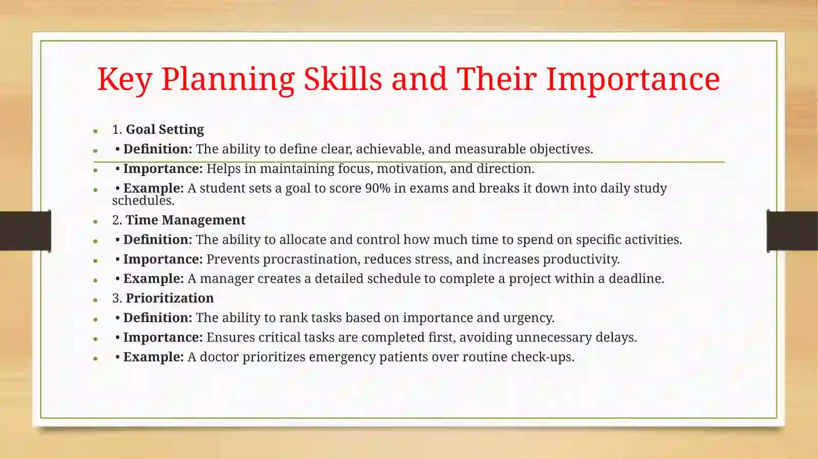 Key Planning Skills and Their Importance 3