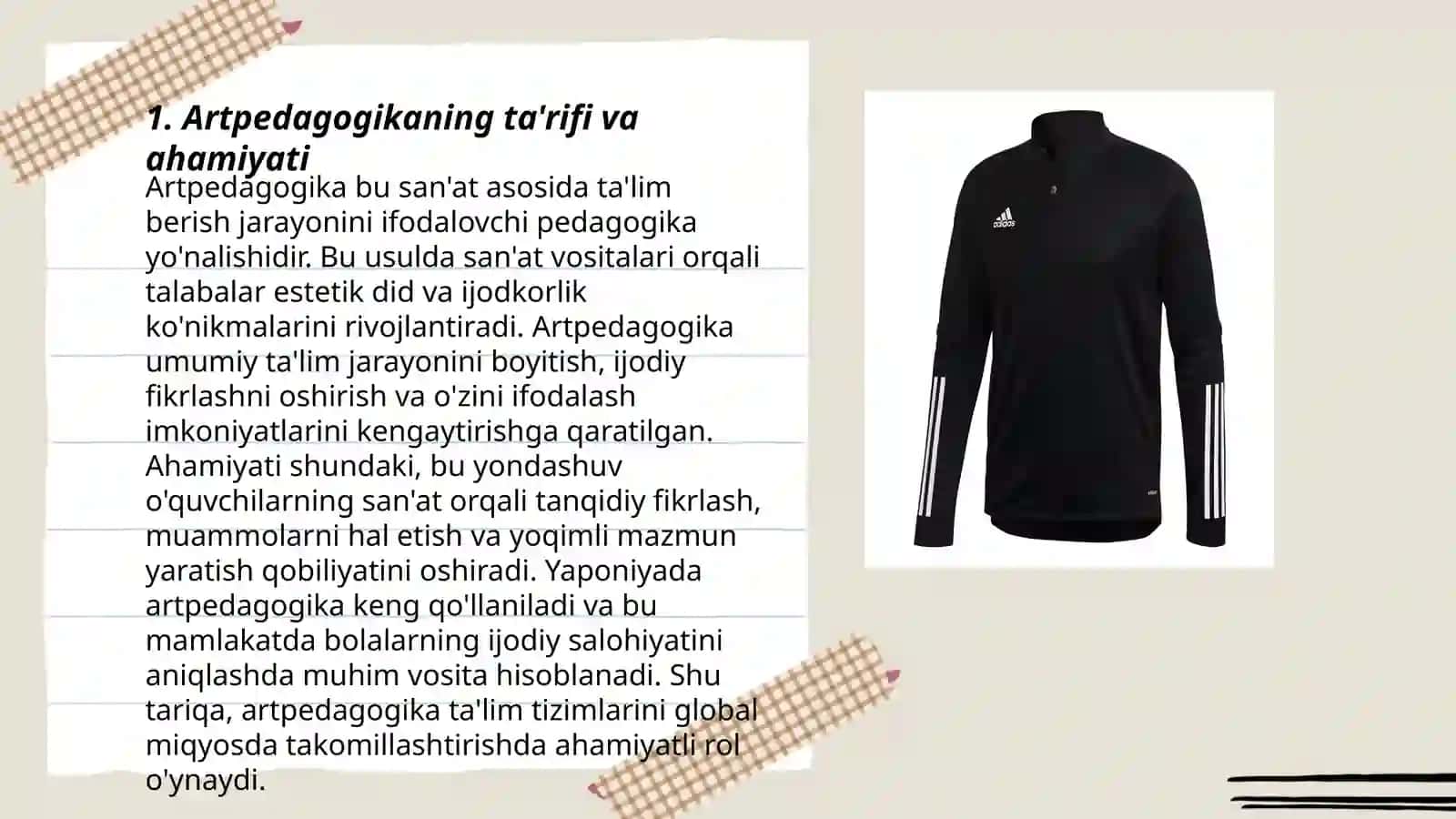 Artpedagogika va Artterapiyadan foydalanish texnologiyasi 3
