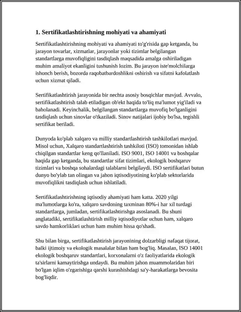 SERTIFIKATLASHTIRISHNI VA UNING HUQUQIY-MEYORIY TAMINOTI 3