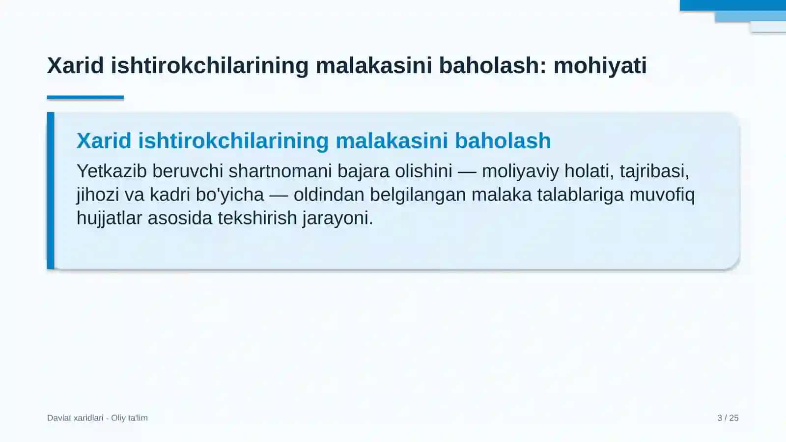 baholash tashkilotlarida xarid ishtirokchilarining malakasini baholash 8744 3
