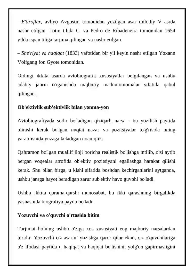 ARIZA VA TARJIMAI HOLNING ZARURIY QISMLARI VA YOZISH NAMUNALARI 3