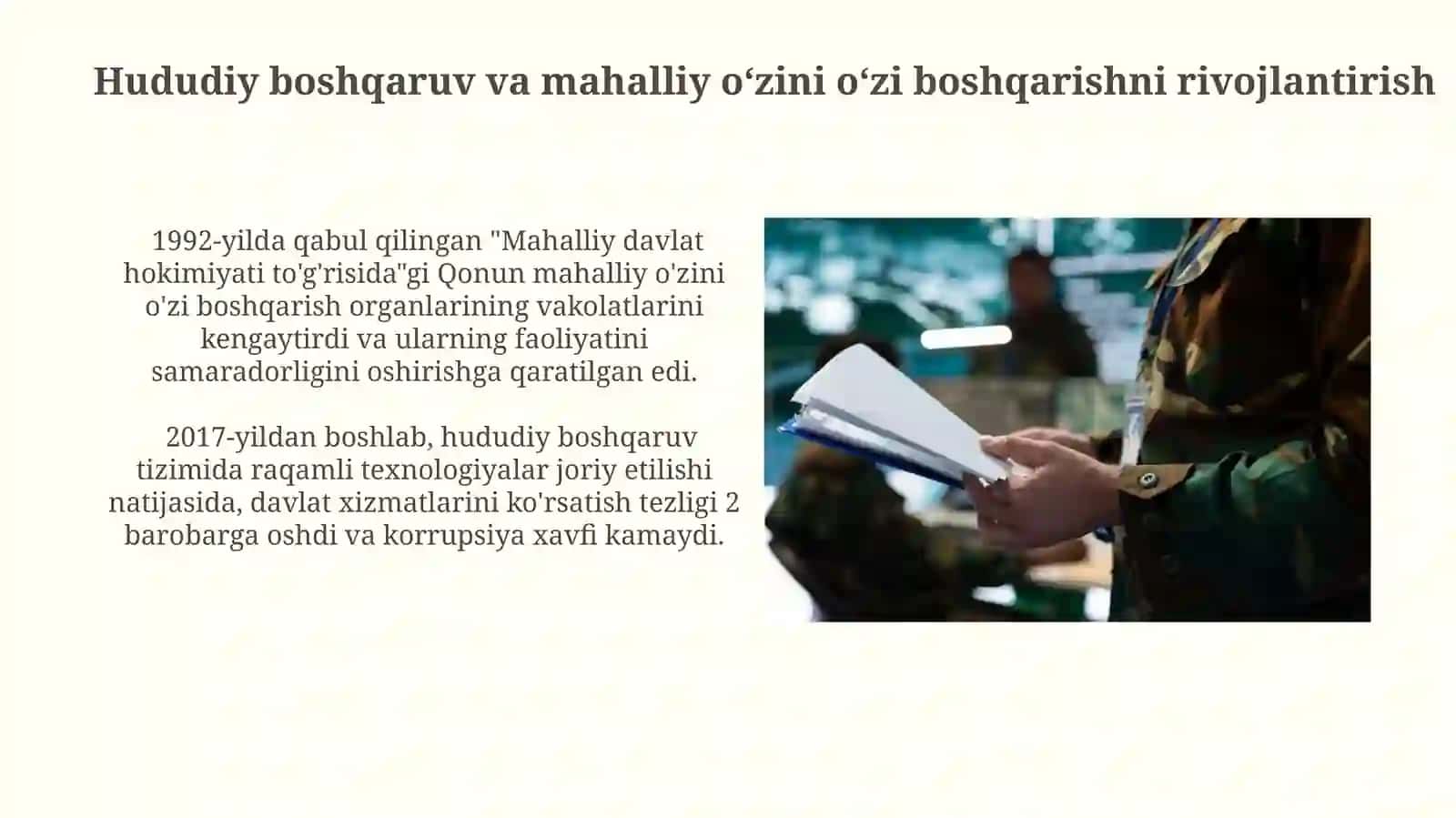 Mustaqillik Yillarida Davlat Boshqaruvi Tizimida Amalga Oshirilgan Islohotlar 3