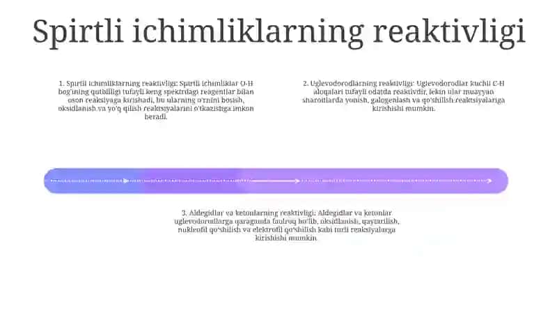 Uglevodorodlarning, Spirtlar, Aldegidlar Va Ketonlar Reaksiyaga Kirishish Qobiliyati 3