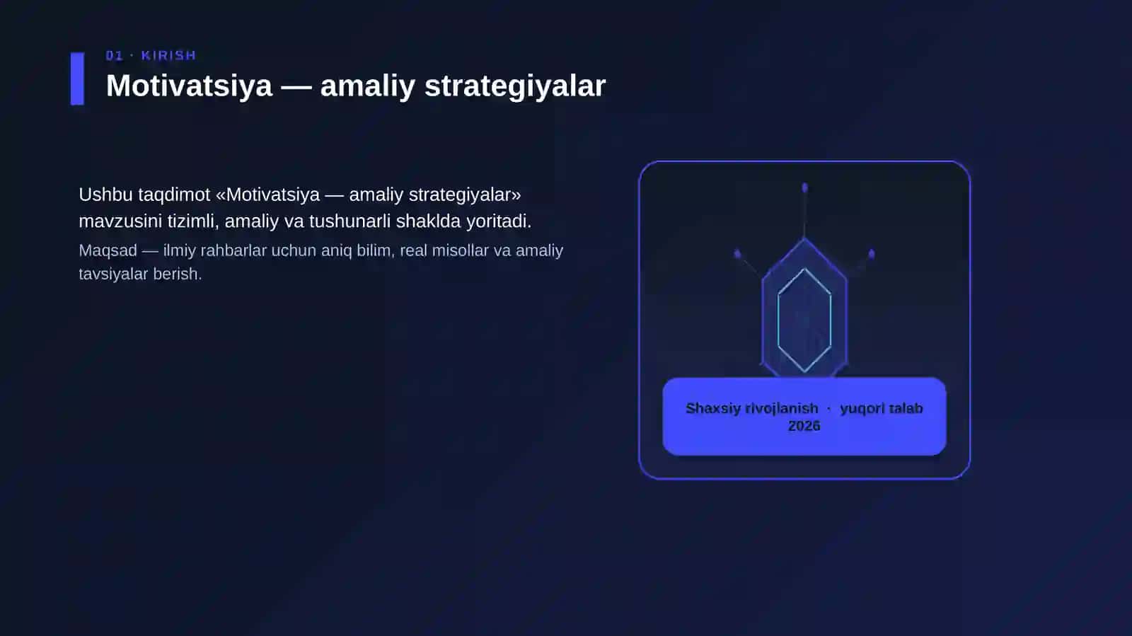 Motivatsiya — amaliy strategiyalar 3
