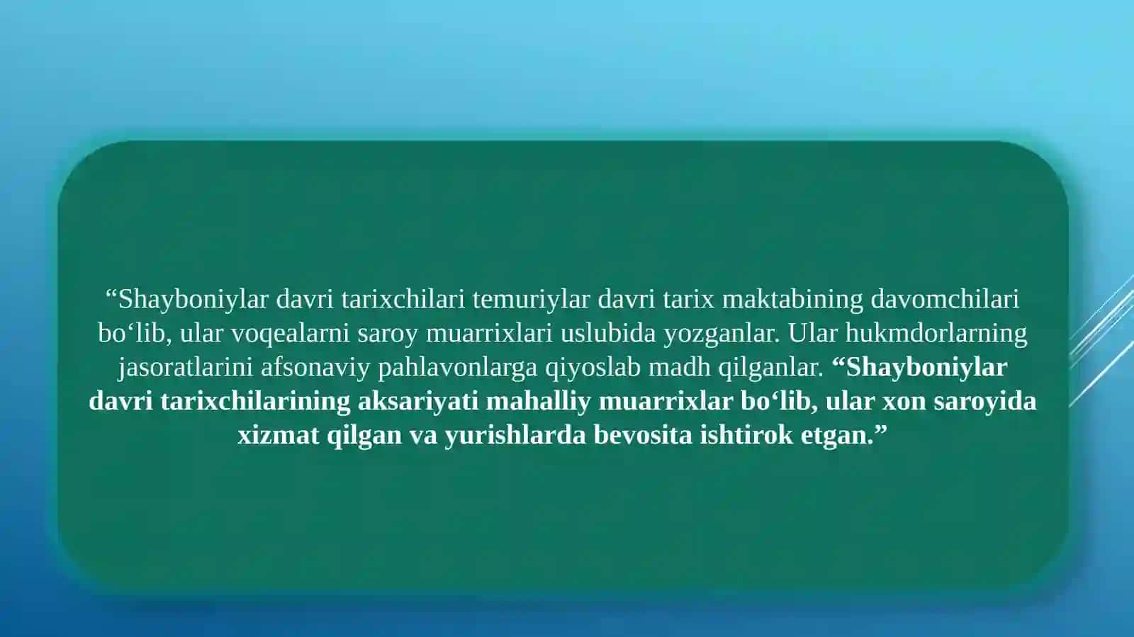 Buxoro xonligi tarix-navislik 3