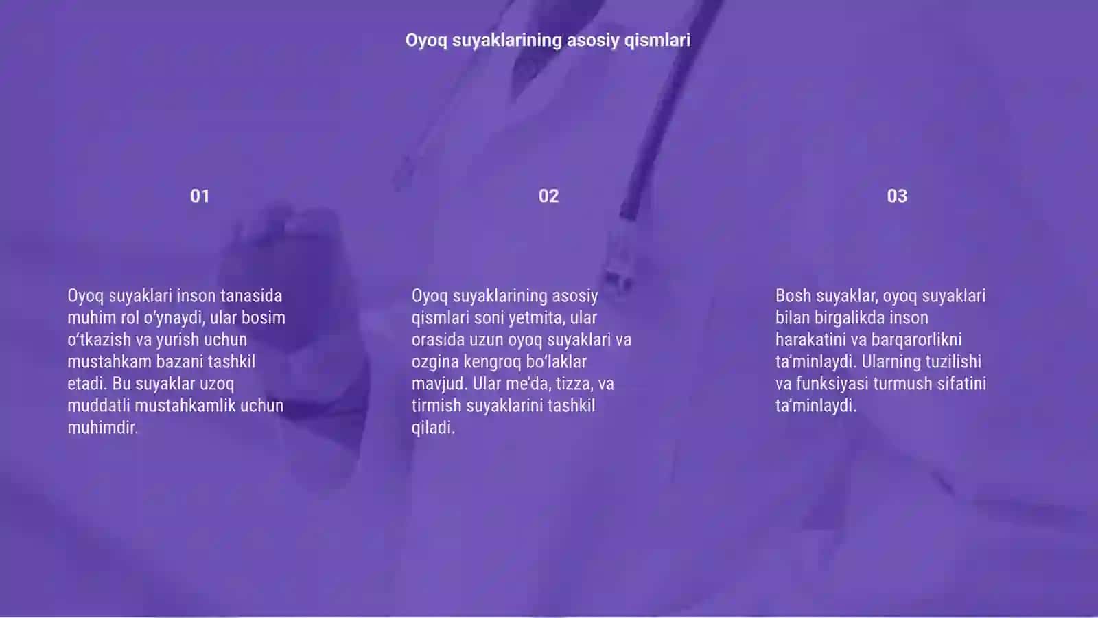 Oyoq suyaklari 3