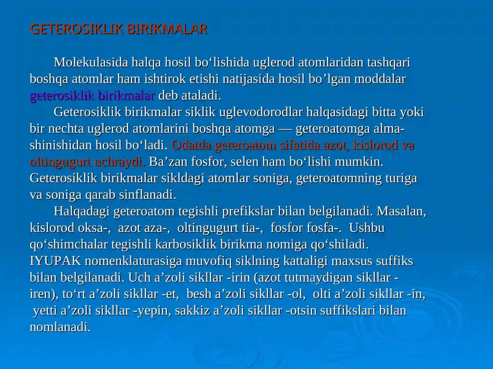 Xinolin va uning xosilalari 3
