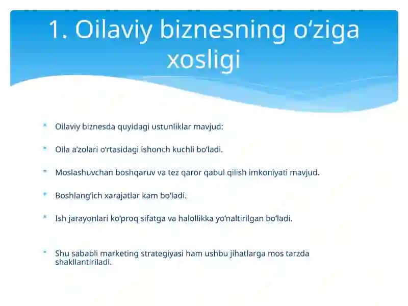 Oilaviy biznesda marketing strategiyasi va mijozlar bilan ishlash 3
