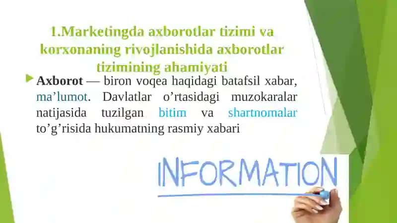 Marketing tadqiqotlarida axborotni to'plash 3