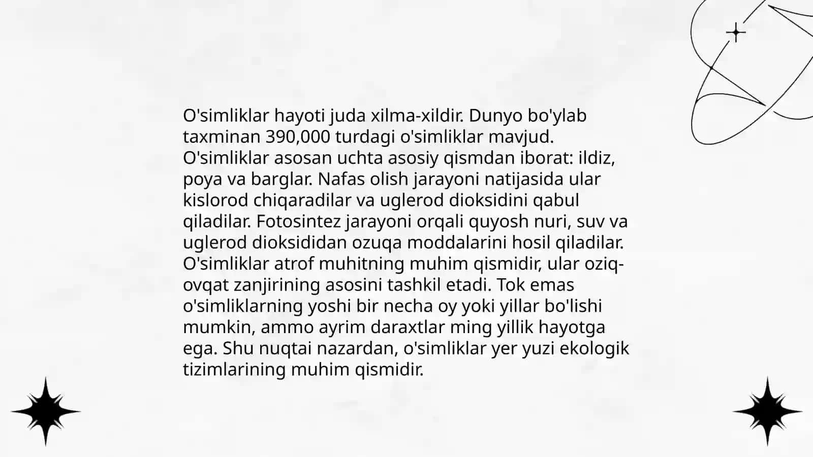 O'simliklar hayoti 3