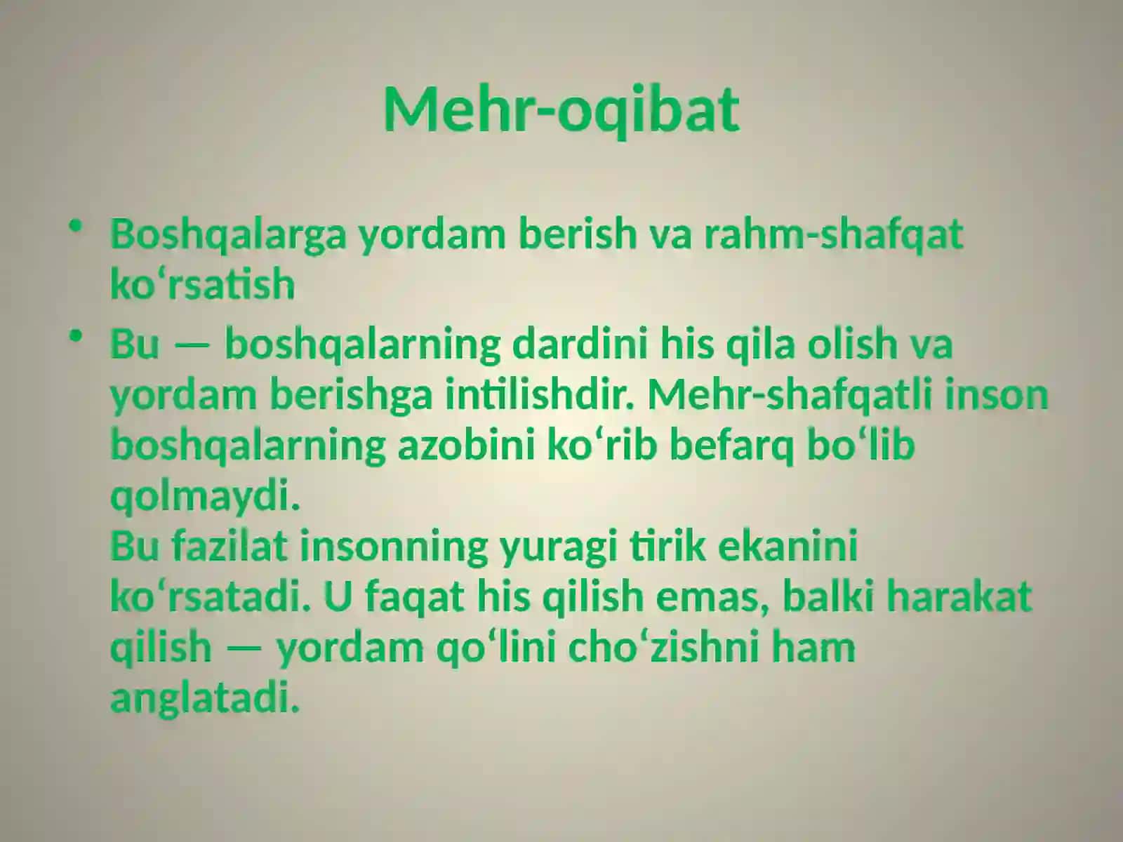 Insoniy fazilatlar 3