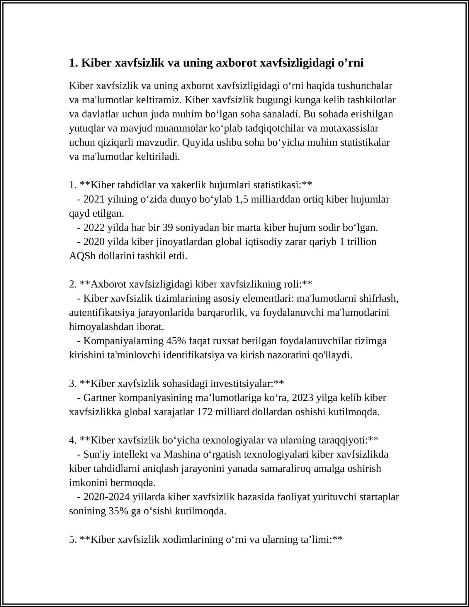 AXBOROT XAVFSIZLIGINI TA’MINLASH TIZIMI 3