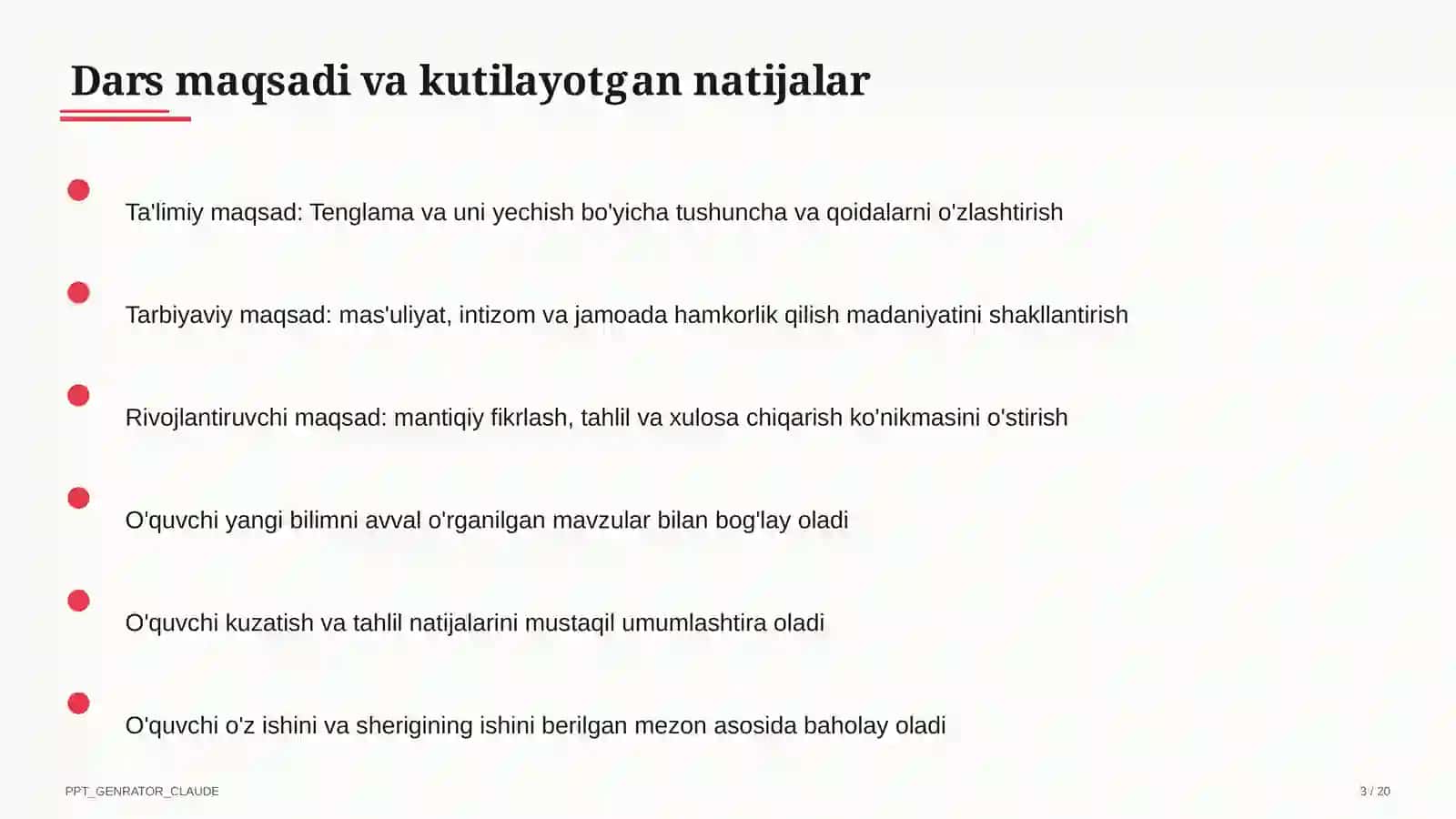 Tenglama va uni yechish (5-sinf) 3