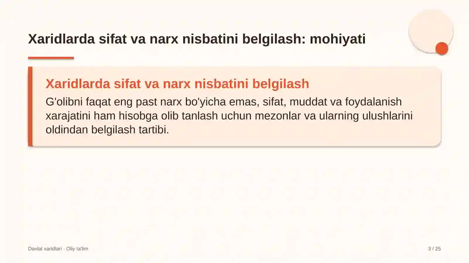 sholichilikda xaridlarda sifat va narx nisbatini belgilash 6192 3