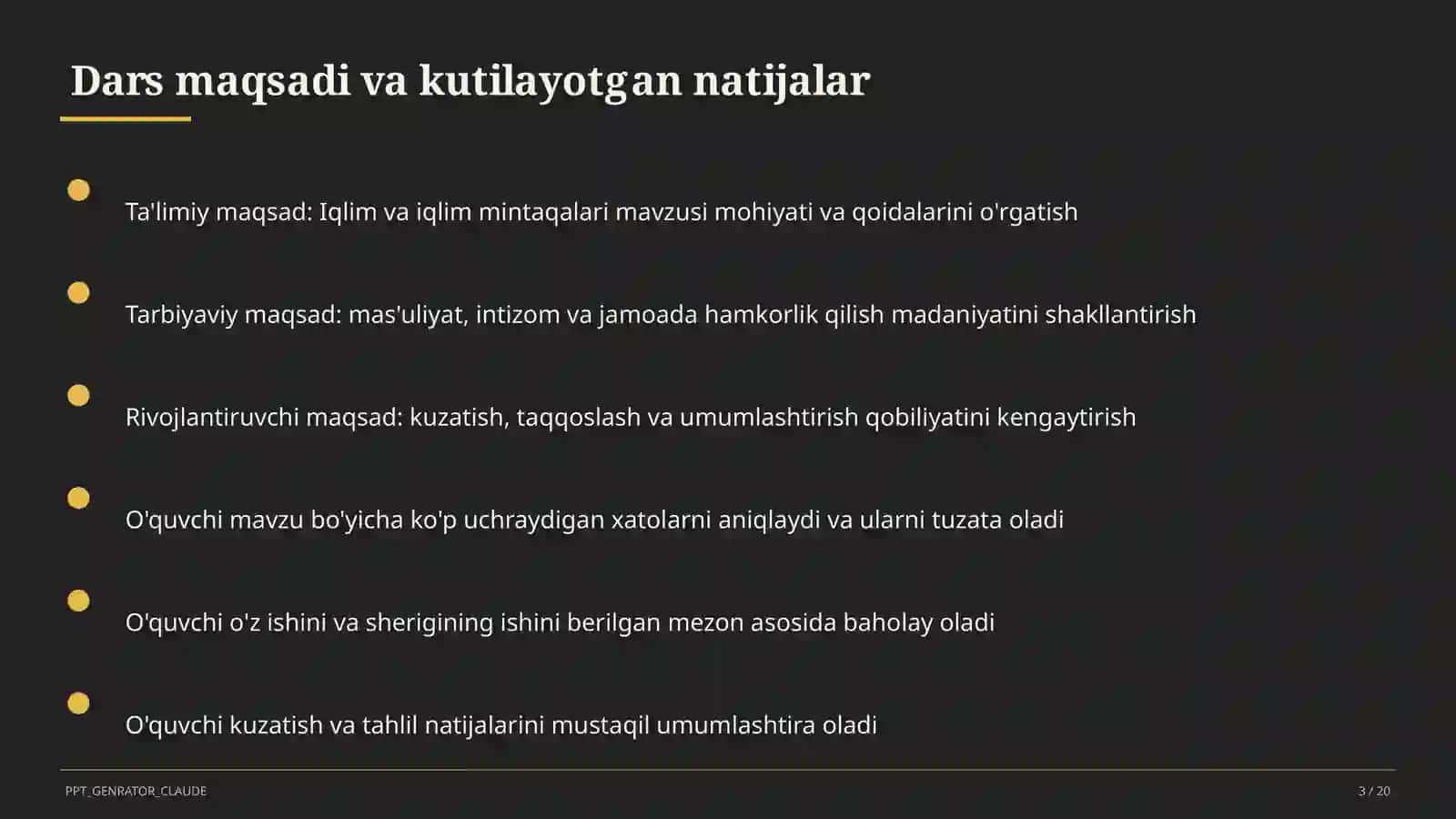 Iqlim va iqlim mintaqalari (6-sinf) 3