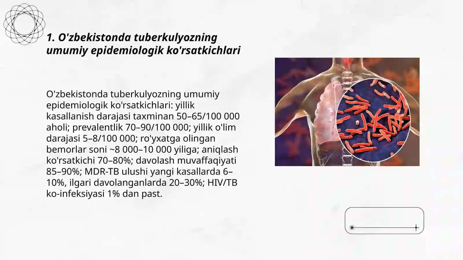 O'zbekistonda tuberkuloz bo'yicha epidemiologik vaziyatni baholash 3