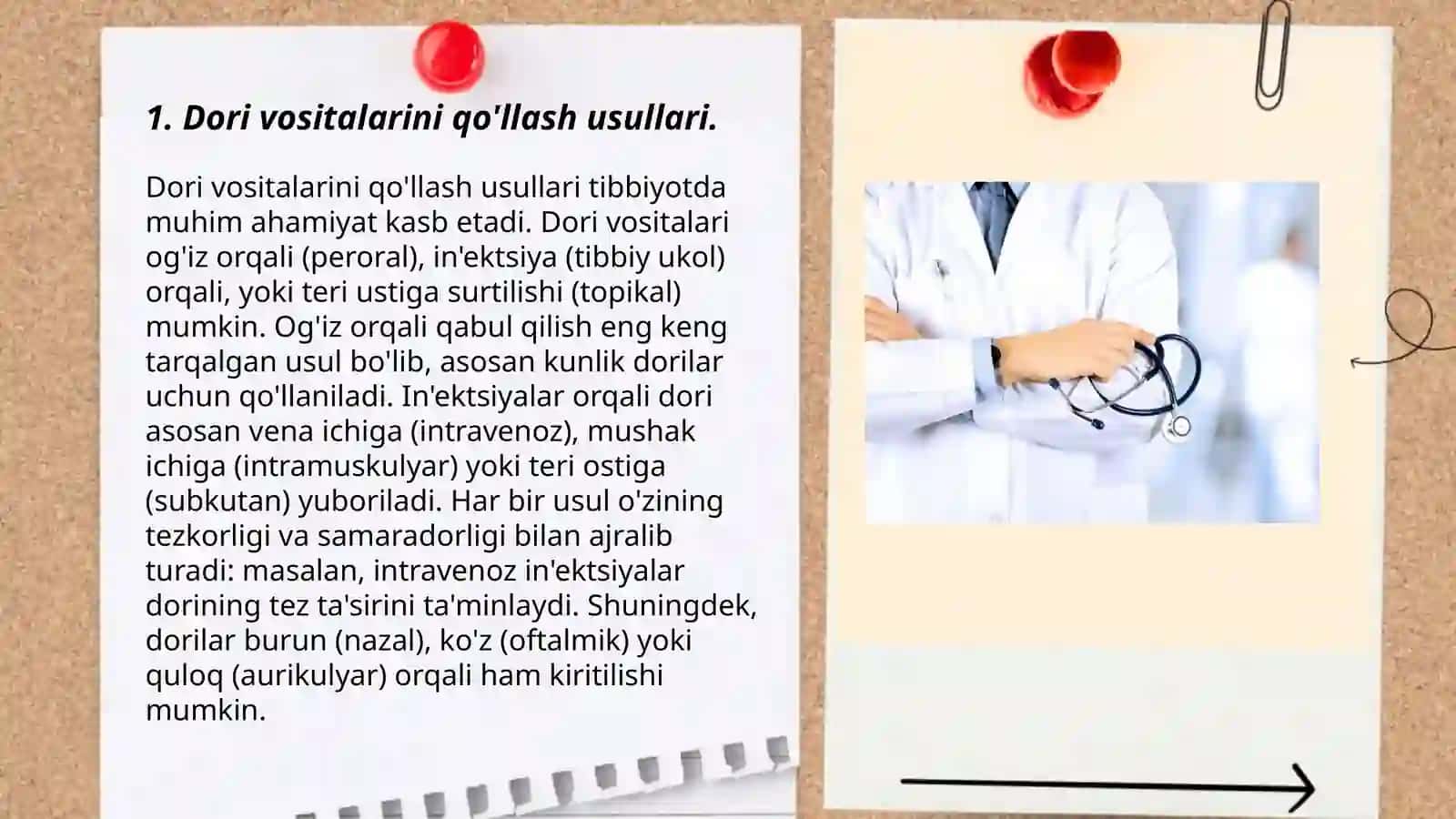 Dori vositalarining qo'llanishi 3
