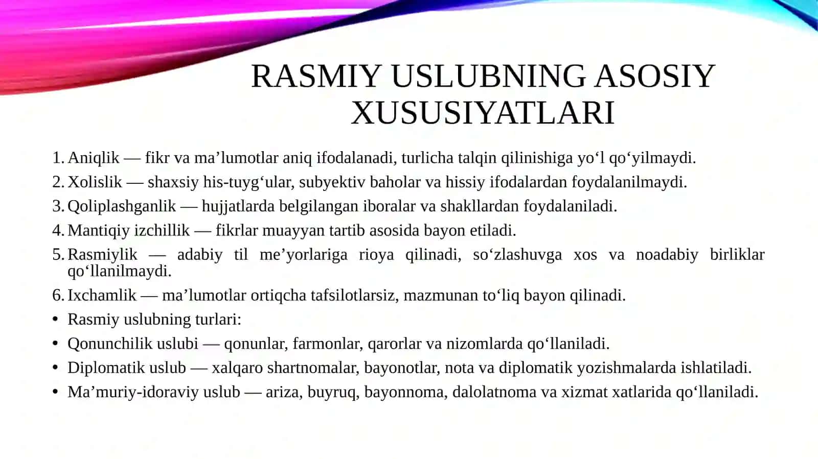 Rasmiy uslub 3