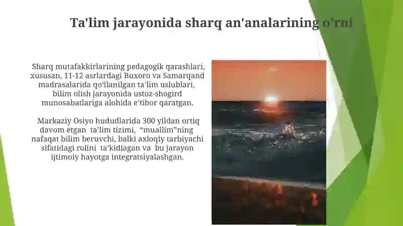Pedagogik qobiliyat toʻgʻrisida sharq mutafakkirlari qarashlari 3