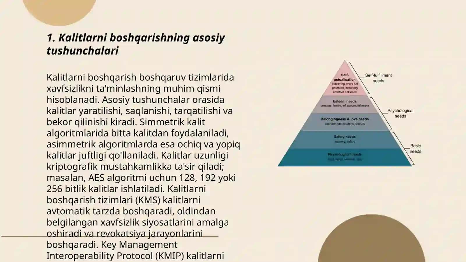 Kalitlarni boshqarishning asosiy tushunchalari 3
