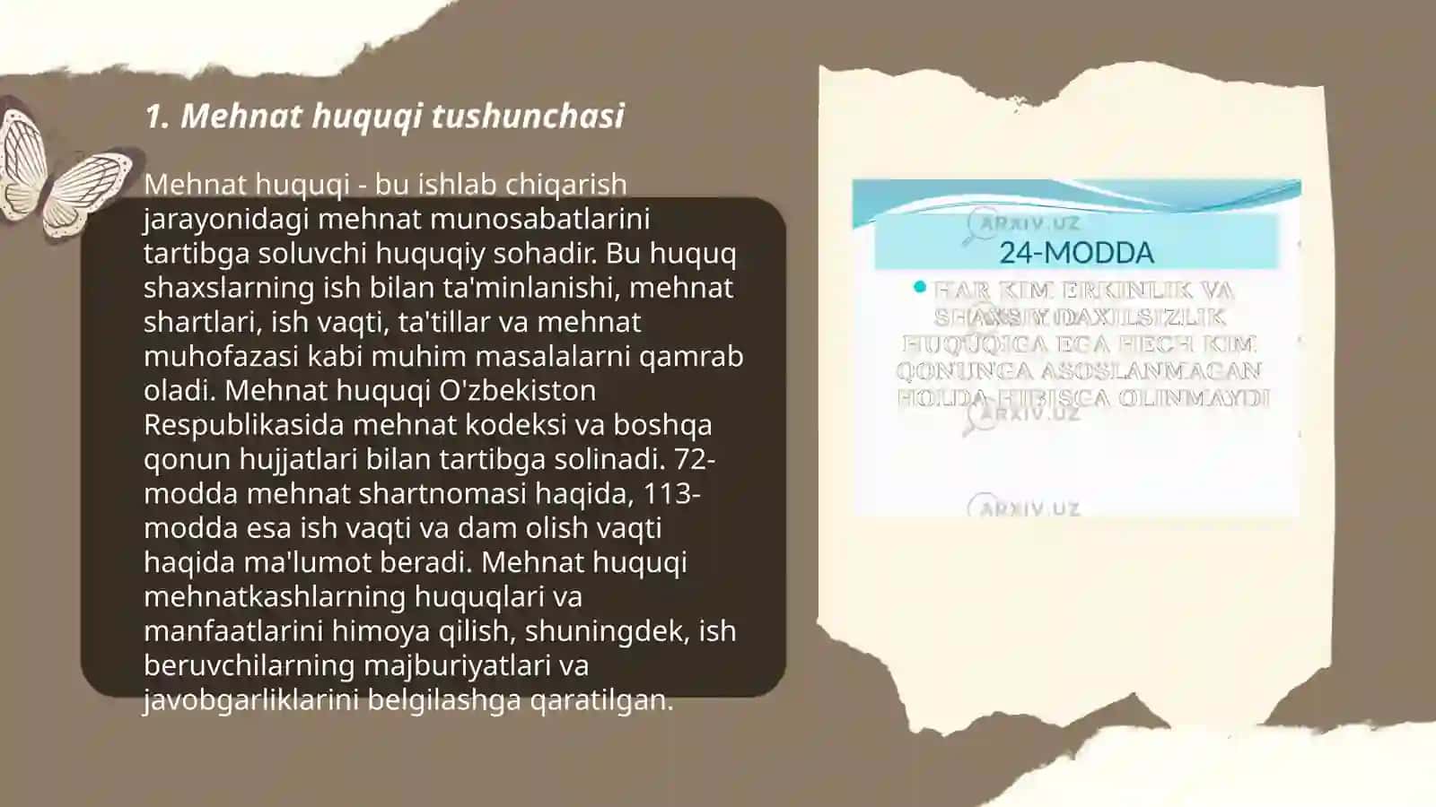 Mehnat huquqlari va erkinliklari 3