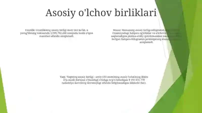 O‘Lchash Turlari Va Usullari 3
