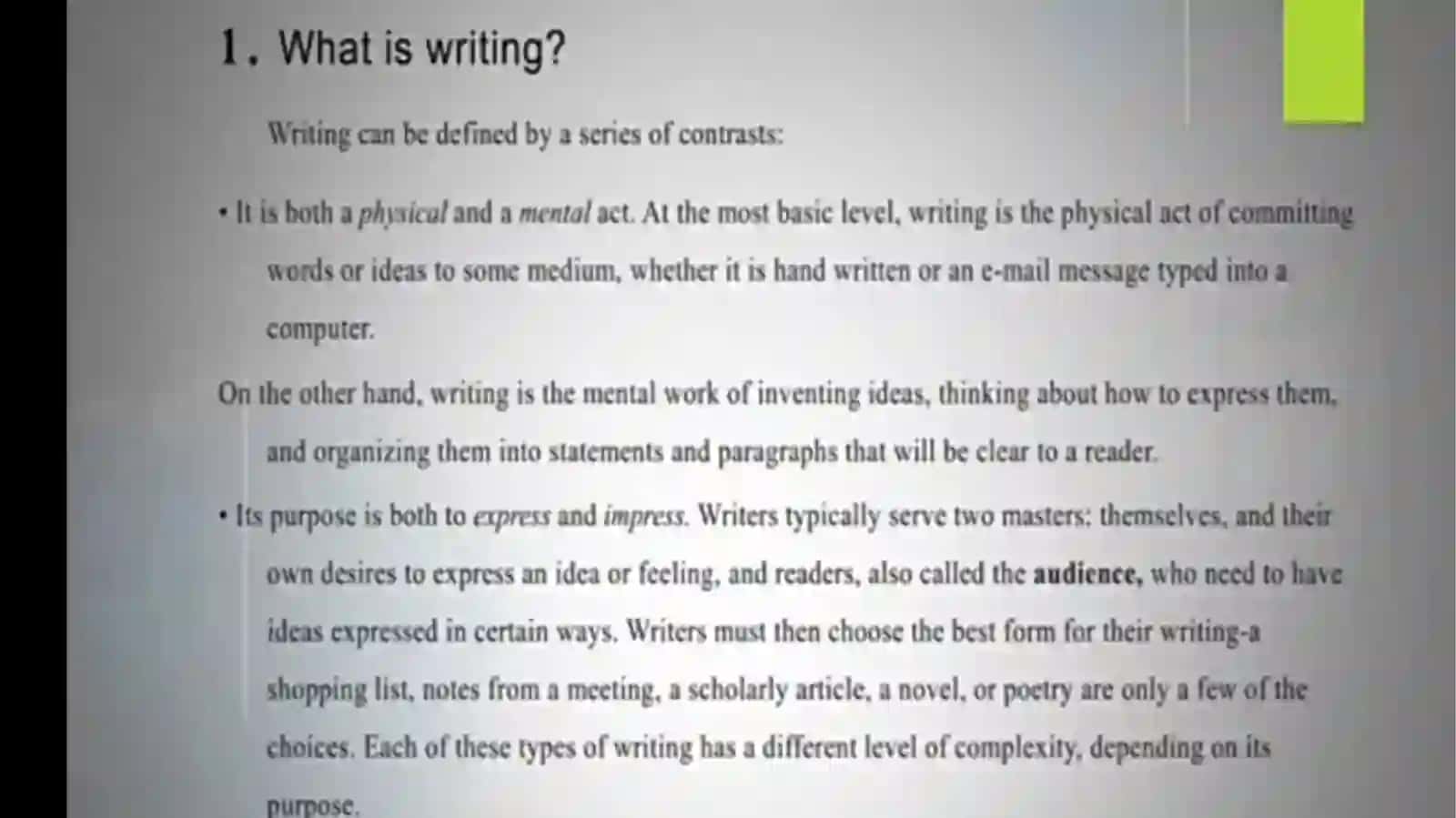 Teaching writing skills 3