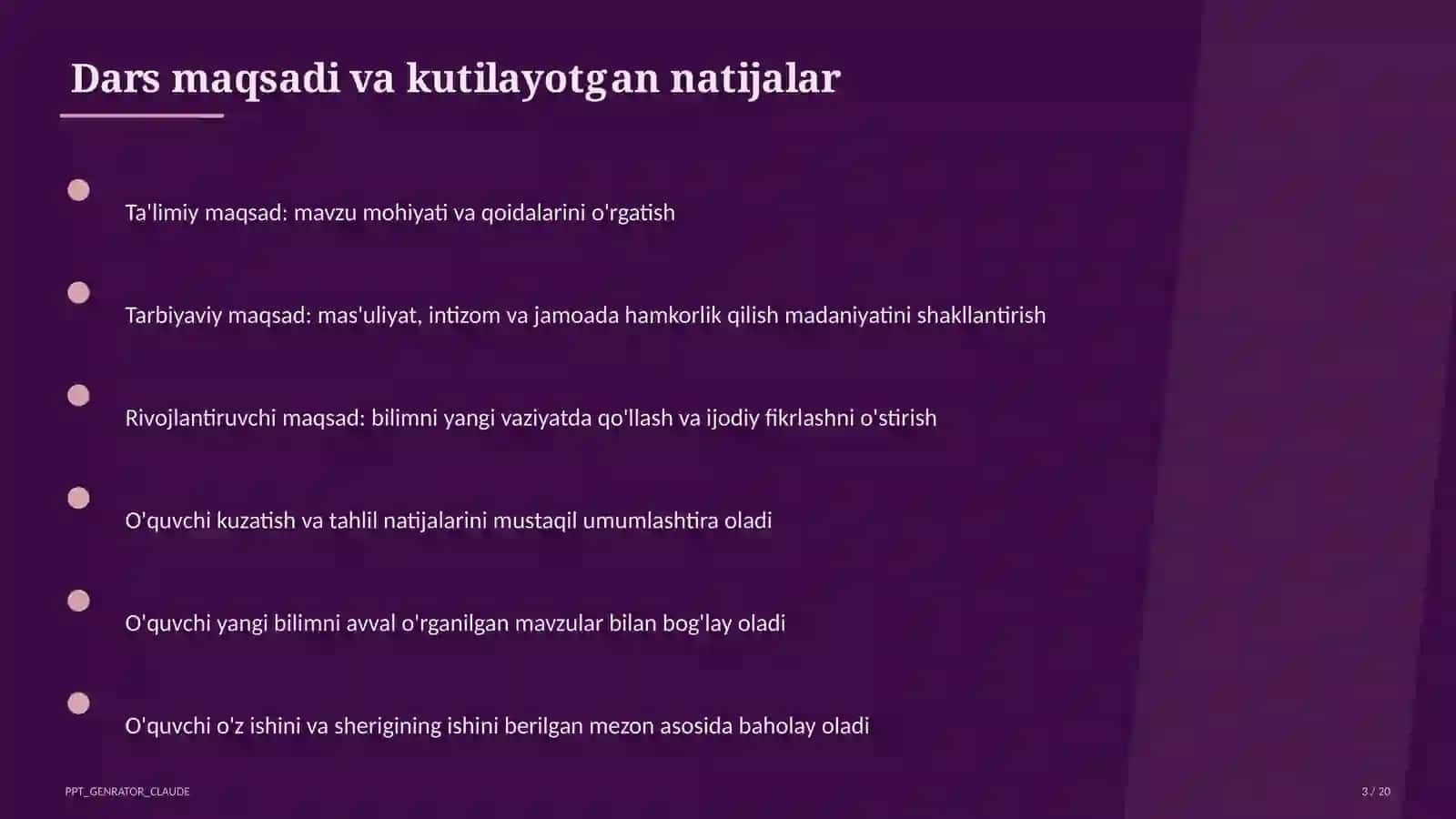 Hayot yo'lini tanlash: maqsad va reja (11-sinf) 3