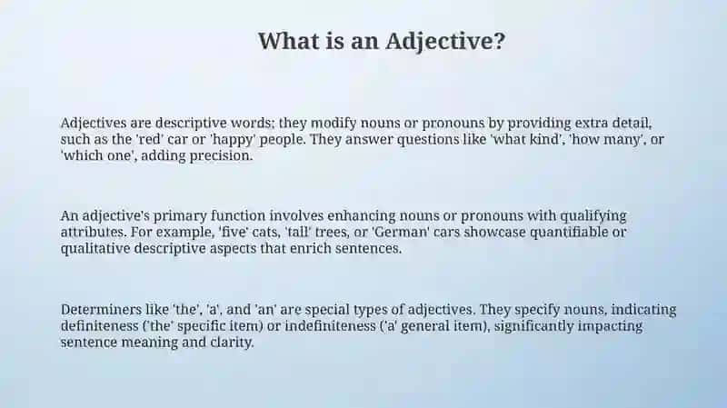 Presentation on Adjective 3