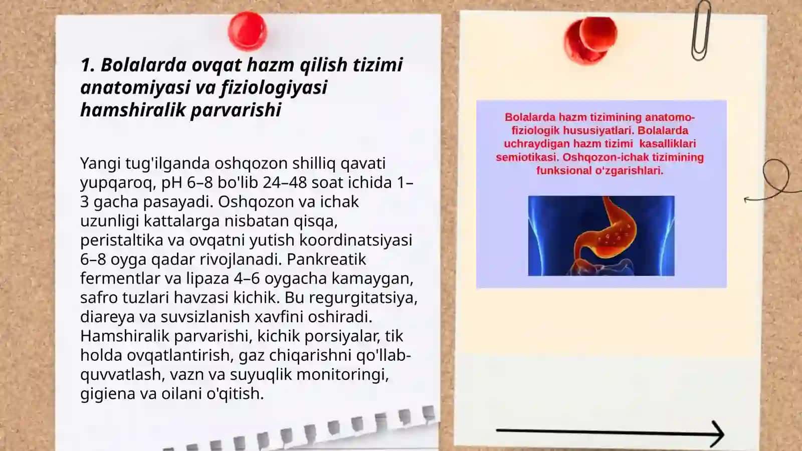 Bolalarda ovqat hazm qilish tizimi anatomiyasi va fiziologiyasi hamshiralik parvarishi 3