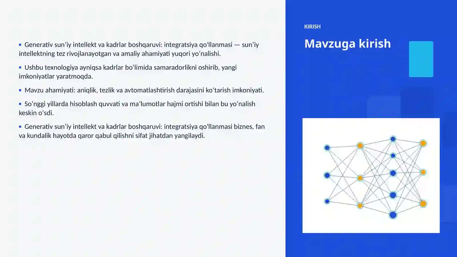 Generativ sunʼiy intellekt va kadrlar boshqaruvi: integratsiya qo'llanmasi 3